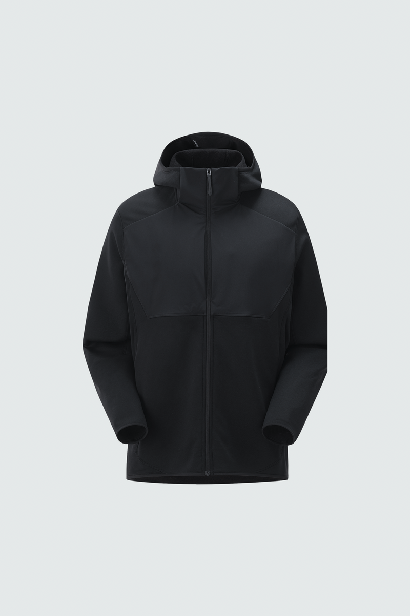 Abyss Pascal Fleece Hoody flat lay front view