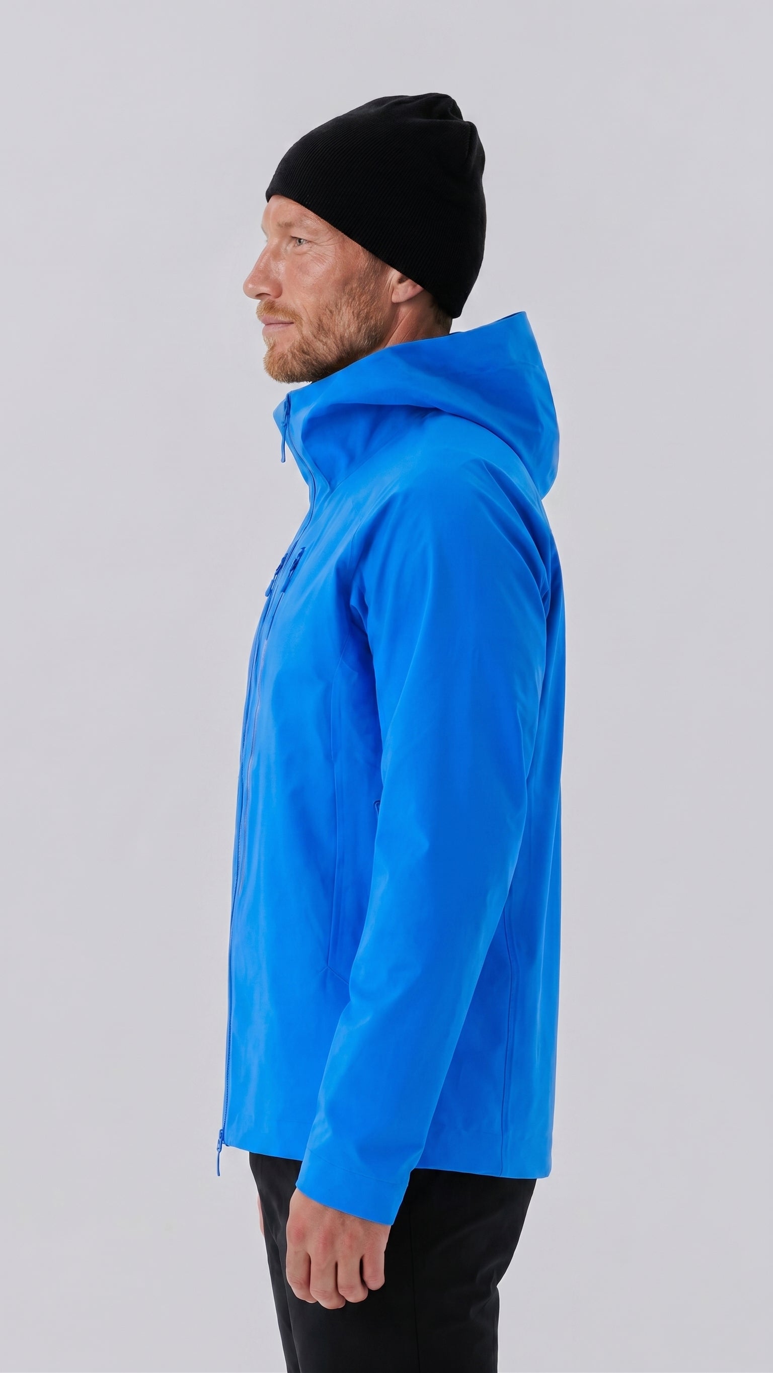 Neptune Axiom Hardshell Jacket front view on model
